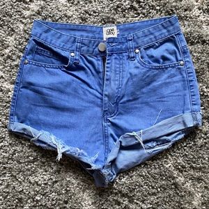 Super High Waisted Jean Shorts